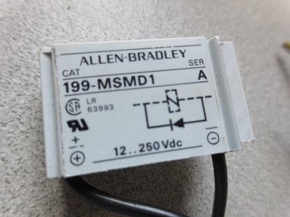 ALLEN-BRADLEY 199-MSMD1 Ser. A SURGE SUPPRESSORS - LOT of 4