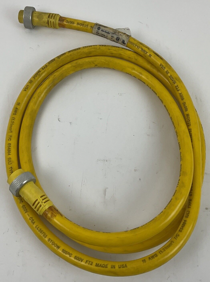 ALLEN BRADLEY 889N-F7AFNU-2 CORDSET SER.A 600V 7A
