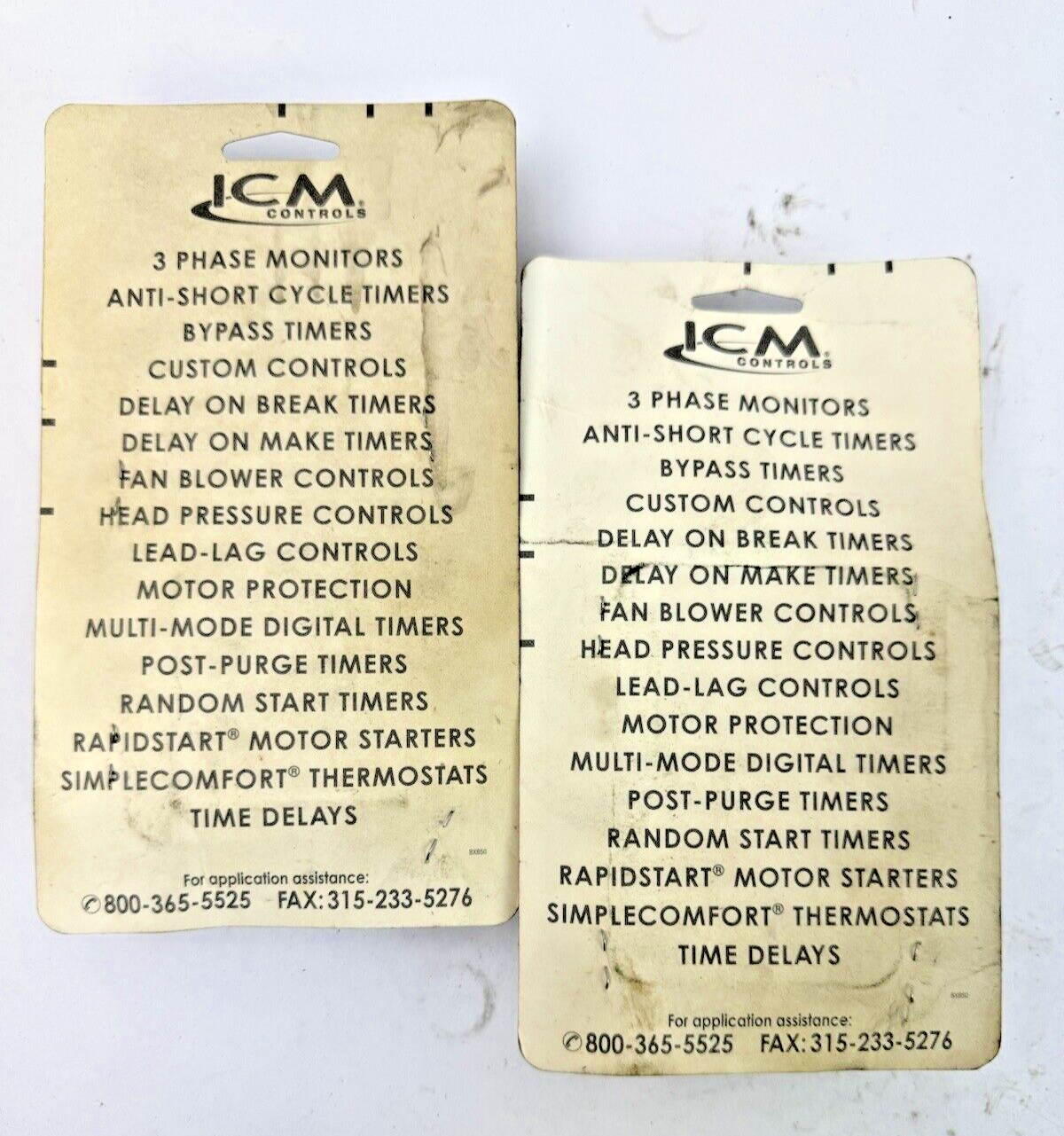 ICM **LOT OF 2** - ICM175 - BYPASS TIMER - UNIVERSAL VOLTAGE - 3UW85