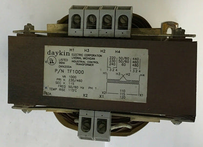 DAYKIN TF1000 TRANSFORMER 230/460V 50/60HZ DKN200A