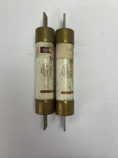 GOULD SHAWMUT OTS75 ONE-TIME FUSE 75AMP 600VAC (LOT OF 2)