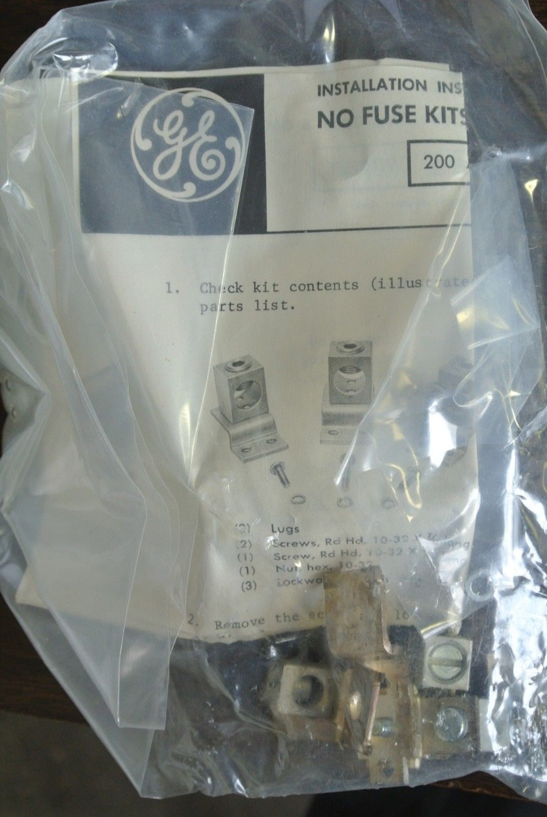 GE / GENERAL ELECTRIC CR208X120A FUSE CLIP KIT - 600V - NO FUSE - NEW SURPLUS