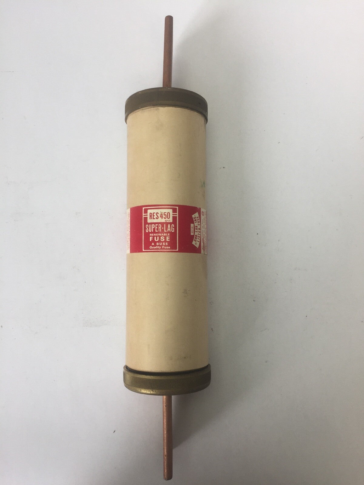 BUSSMAN RES 450 SUPER-LAG RENEWABLE FUSE 450 AMP 600 VOLTS