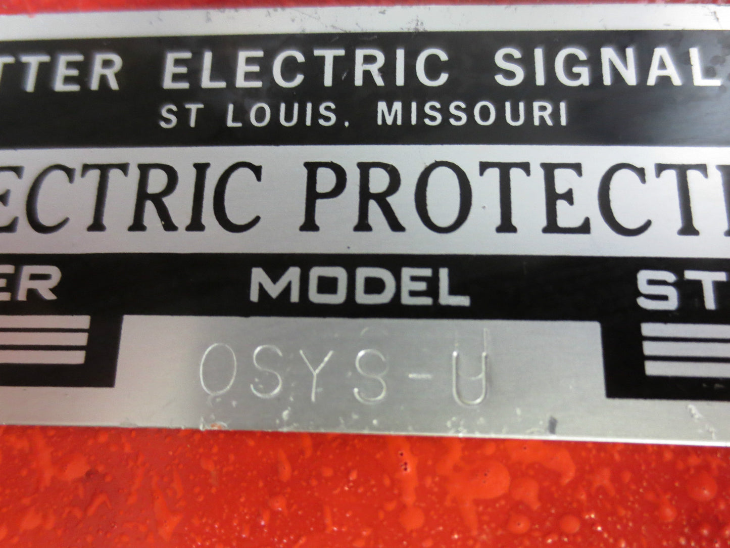 POTTER ELECTRIC OSYS-U EXPLOSION-PROOF GATE VALVE SWITCH - NEW SURPLUS