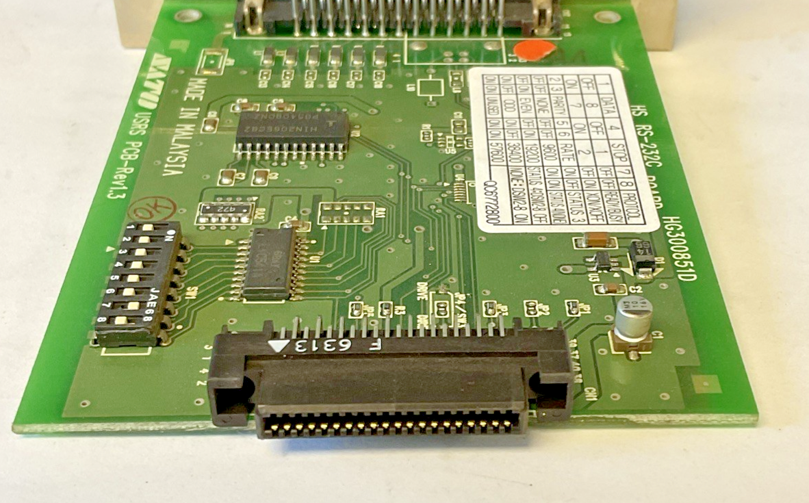 SATO HS RS-232C CONTROL BOARD PCB-REV1.3 57.6KBPS
