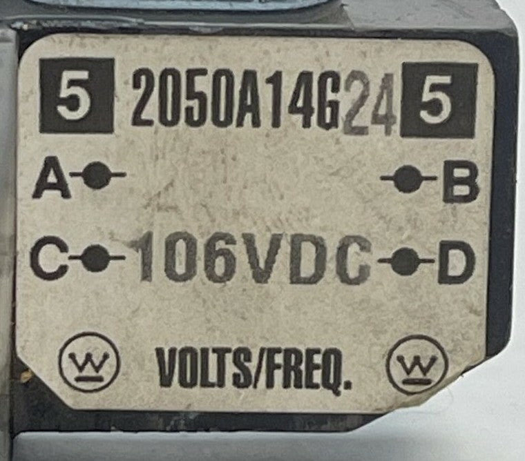 WESTINGHOUSE COIL 106VDC 2050A14G24
