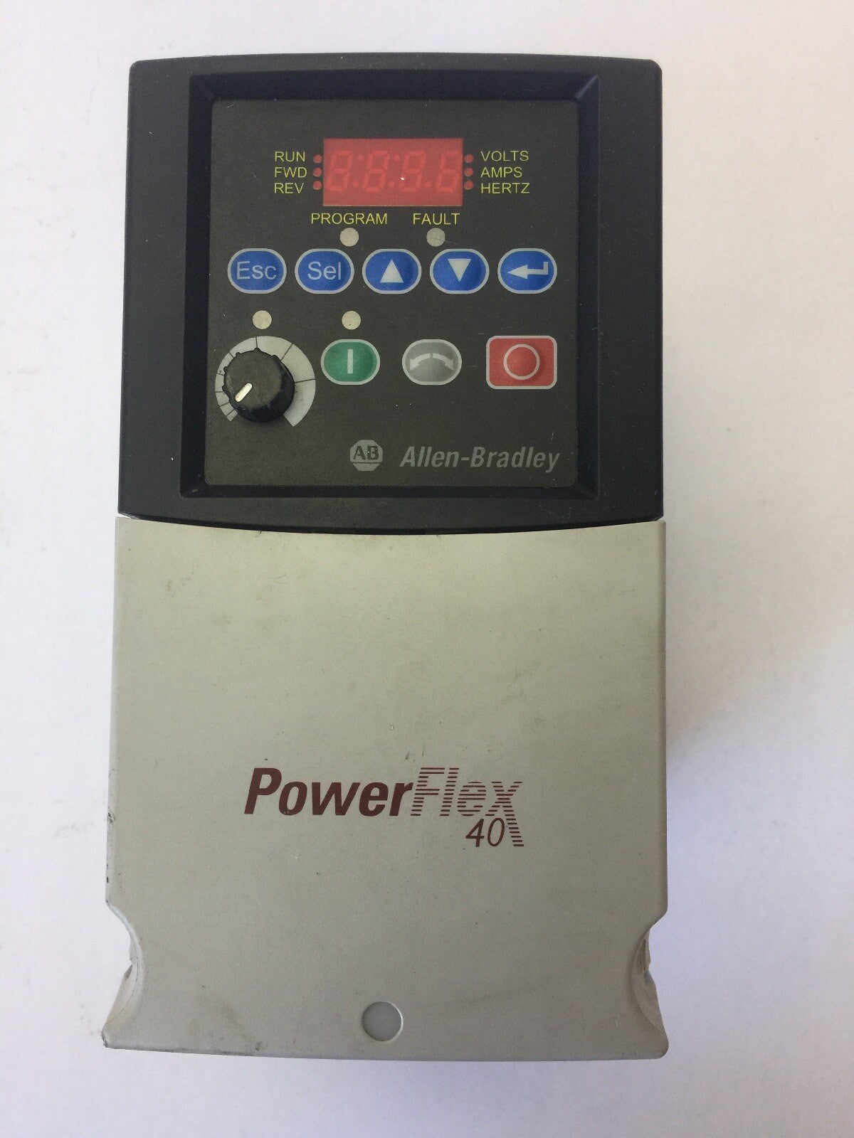 ALLEN BRADLEY 20BD1P4N104 AC DRIVE INPUT 380-480VAC OUTPUT 0-460VAC 3PHASE 2.1A