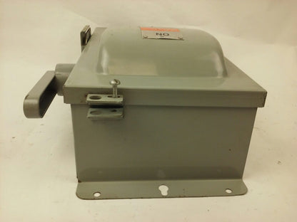 ITE SIEMENS NF351H SAFETY SWITCH, TYPE 12, 30A, 600V, 3P, NF351H-CH, NEW