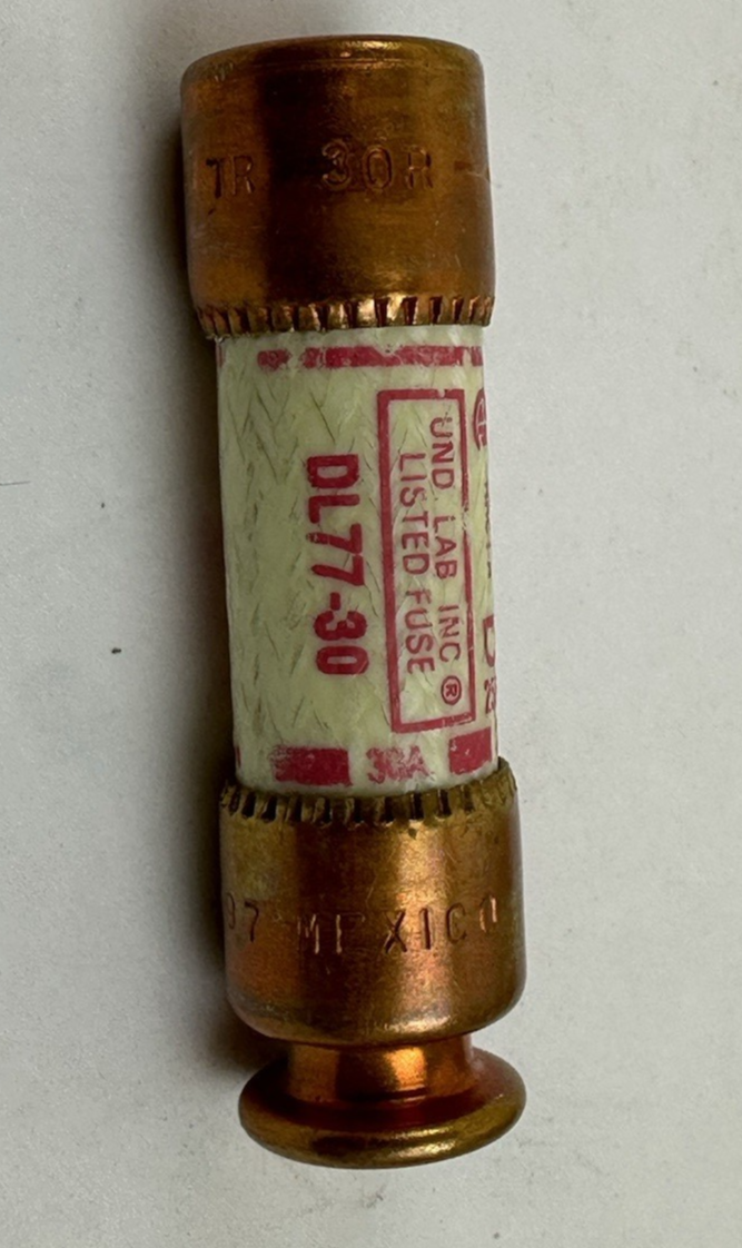 GOULD SHAWMUT TR30R TRI-ONIC FUSE TIME DELAY 30 AMP 250V LOT OF 5