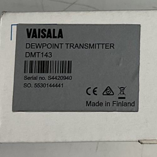 VAISALA DMT143 DEW POINT TRANSMITTER 50BARA/725PSIA