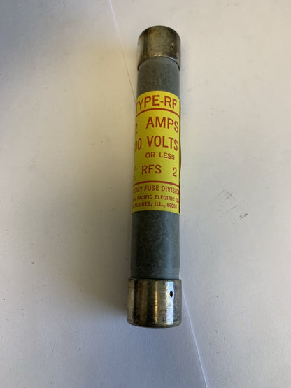 Economy Fuse RFS2 2A 600V Fuse "Lot of 10"