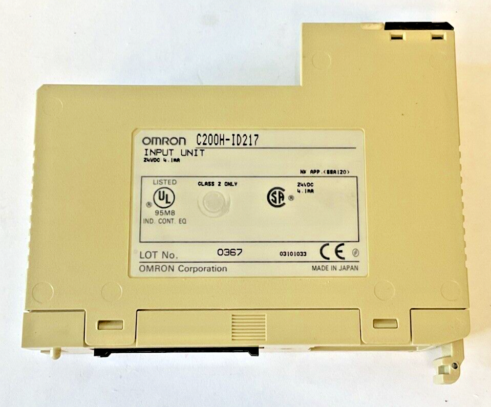 OMRON C200H-ID217 INPUT UNIT 24VDC 4.1MA***LOTOF3***
