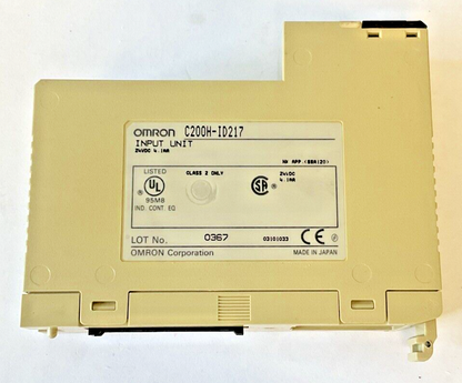 OMRON C200H-ID217 INPUT UNIT 24VDC 4.1MA***LOTOF3***