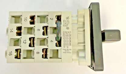 SPRECHER+SCHUH LE 2-25 ROTARY CAM SWITCH 25A 600VAC 50/60HZ
