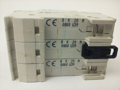 ABB, S283, CIRCUIT BREAKER, K 20A, 3 POLE, 277/480VAC, MAX 254/440, VDE0660, NEW