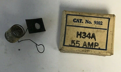 CUTLER HAMMER 9102 H34A  .55AMP HEATER****LOTOF6****