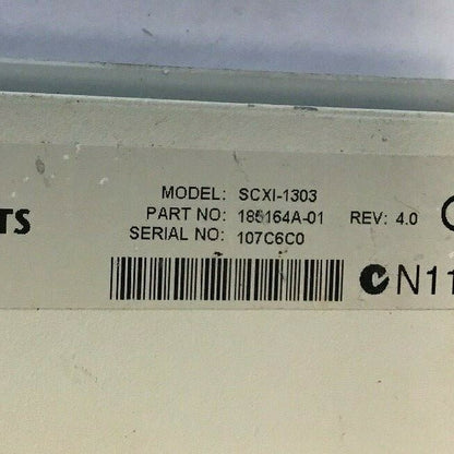 NATIONAL INSTRUMENTS NI SCXI-1303 TERMINAL BLOCK