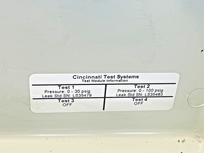 CINCINATTI TEST SYSTEMS - M24-1DEN-PD3100-U - SENTINEL M24 -LEAK TEST INSTRUMENT