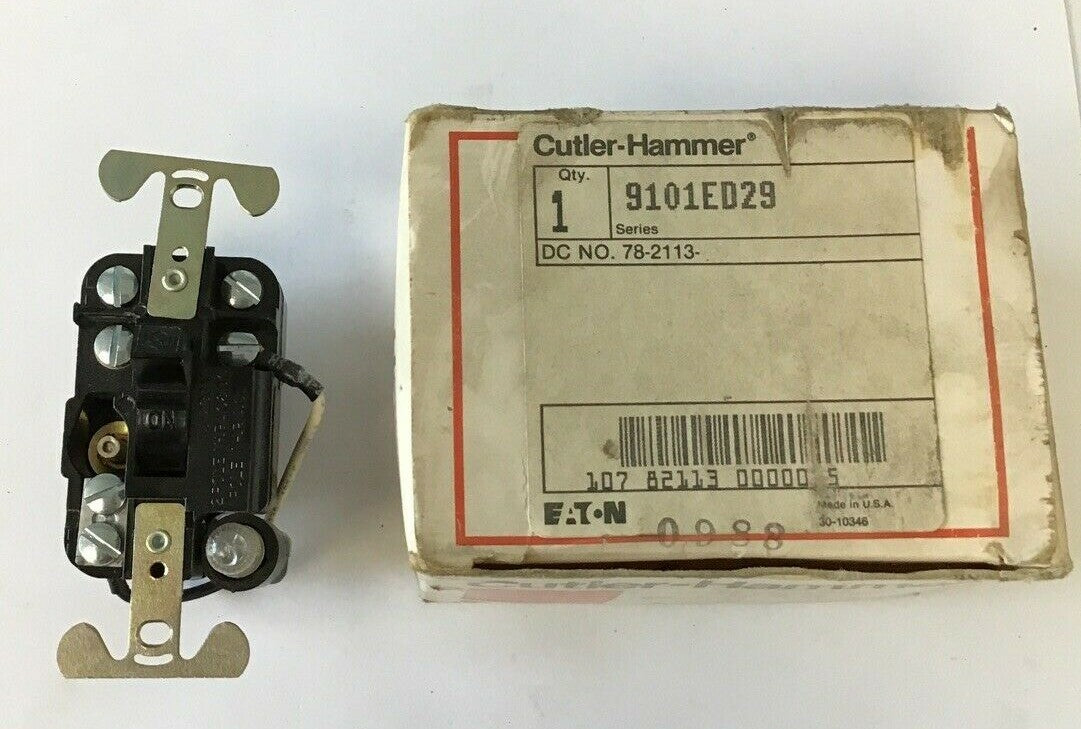 CUTLER HAMMER 9101ED29 2POLE 115-230V MOTOR STARTER