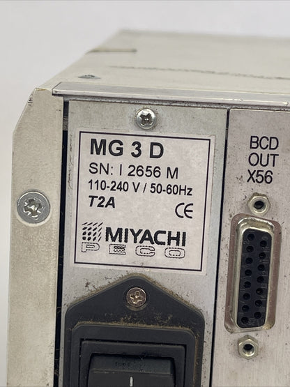 MIYACHI PECA MG3D MG3 DIGITAL PROCESS SENTRY 110-240VAC 50/60HZ