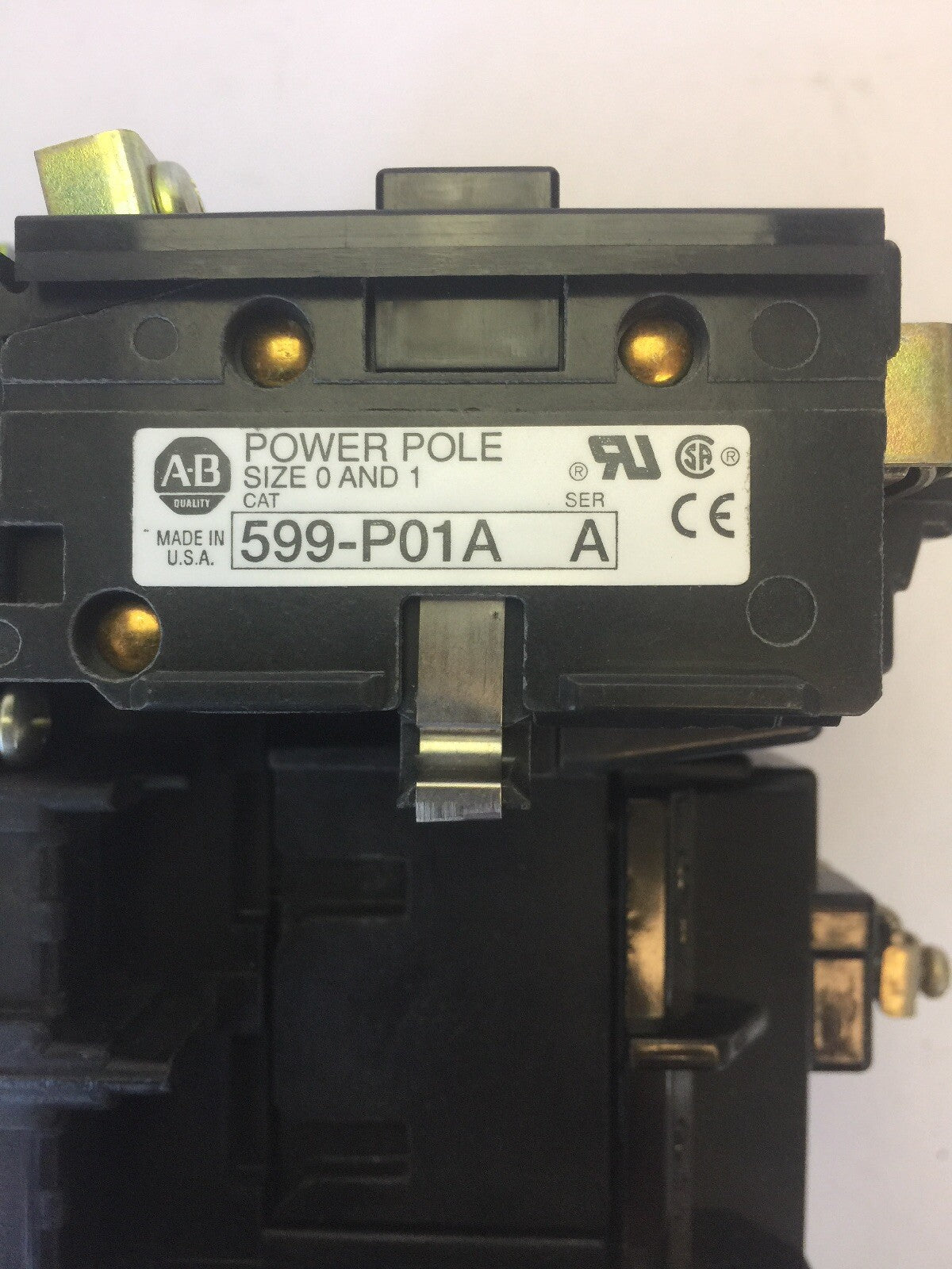 ALLEN BRADLEY 500L-BOJ94 AC LIGHTING CONTACTOR 30AMP 599-P01A CB236 COIL 115-120