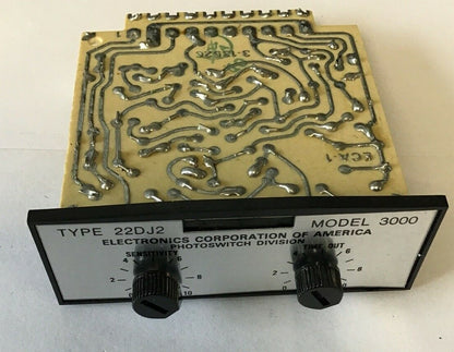 ELECTRONICS CORPORATION OF AMERICA 22DJ2-3000 PHOTOSWITCH CONTROL CARD