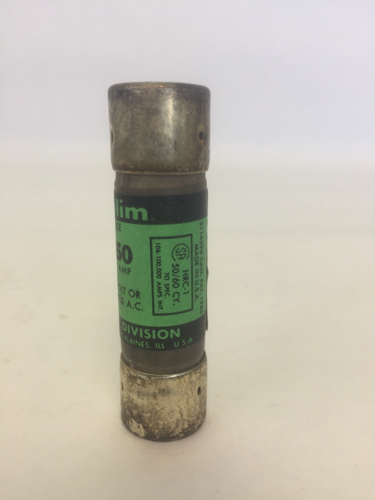 ECONOLIM NCL-50 CLASS K1 FUSE 50AMP 250VAC  (LOT OF 10)