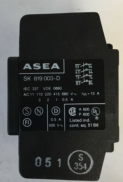 ABB EHAD-40 ADDER DECK 4NO SK819203-D