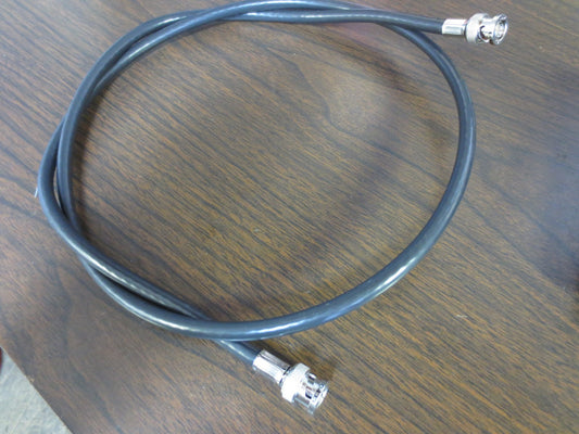 CABLE - NO MARKINGS - 18 AWG? CL2? - BNC MALE to BNC MALE 50-51"" - NEW SURPLUS