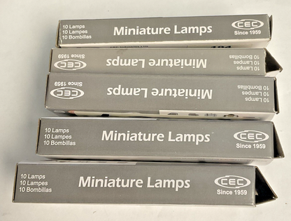 CEC 194 MINI BULBS CLEAR BULB  **43 BULBS IN LOT**