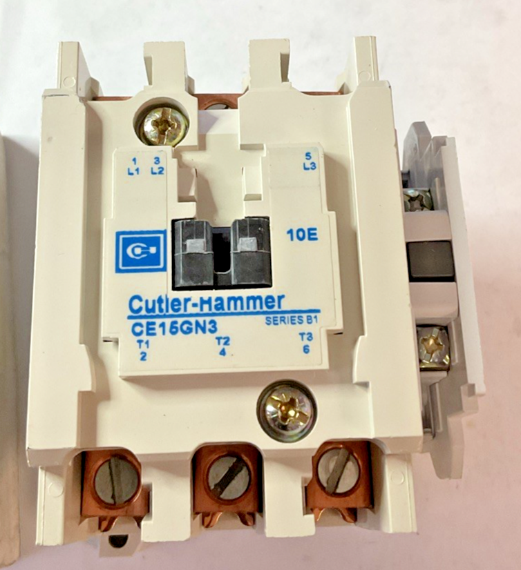 CUTLER HAMMER CE15GNS3AB CONTACTOR SIZE G 3POLE 460V 37A 50/60HZ