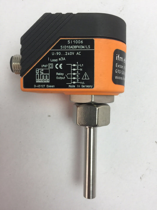 IFM EFECTOR SI8513 FLOW SENSOR KIT 240VAC W/ SI1006 E18247 E40107