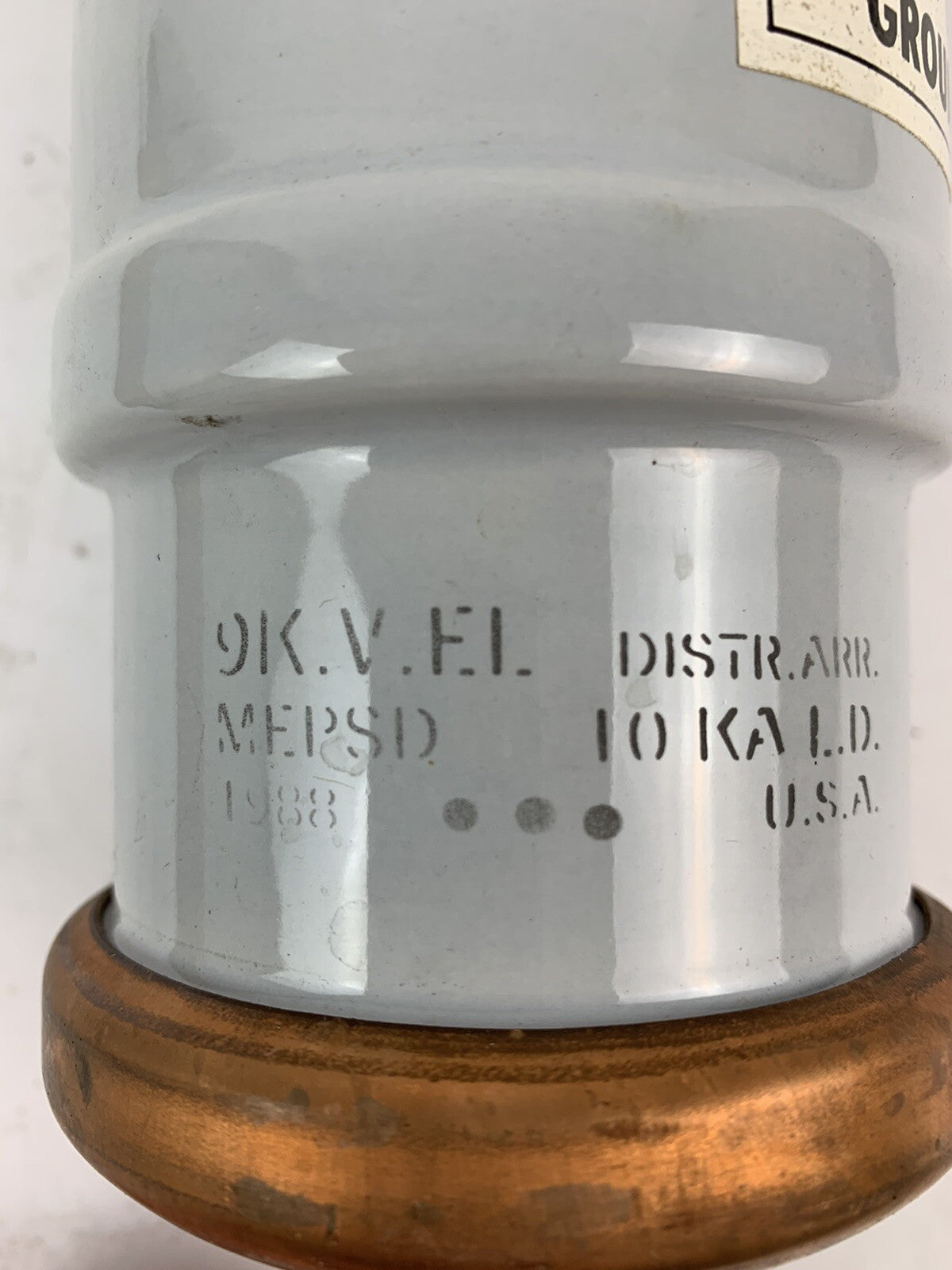 Mcgraw-Edison Surge Arrester Type EL 9kV AVL1B9