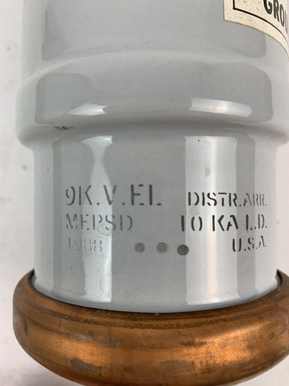 Mcgraw-Edison Surge Arrester Type EL 9kV AVL1B9