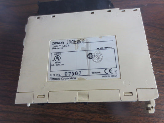 OMRON C200H-IM212 INPUT UNIT / INPUT MODULE 24VAC/DC, 7mA