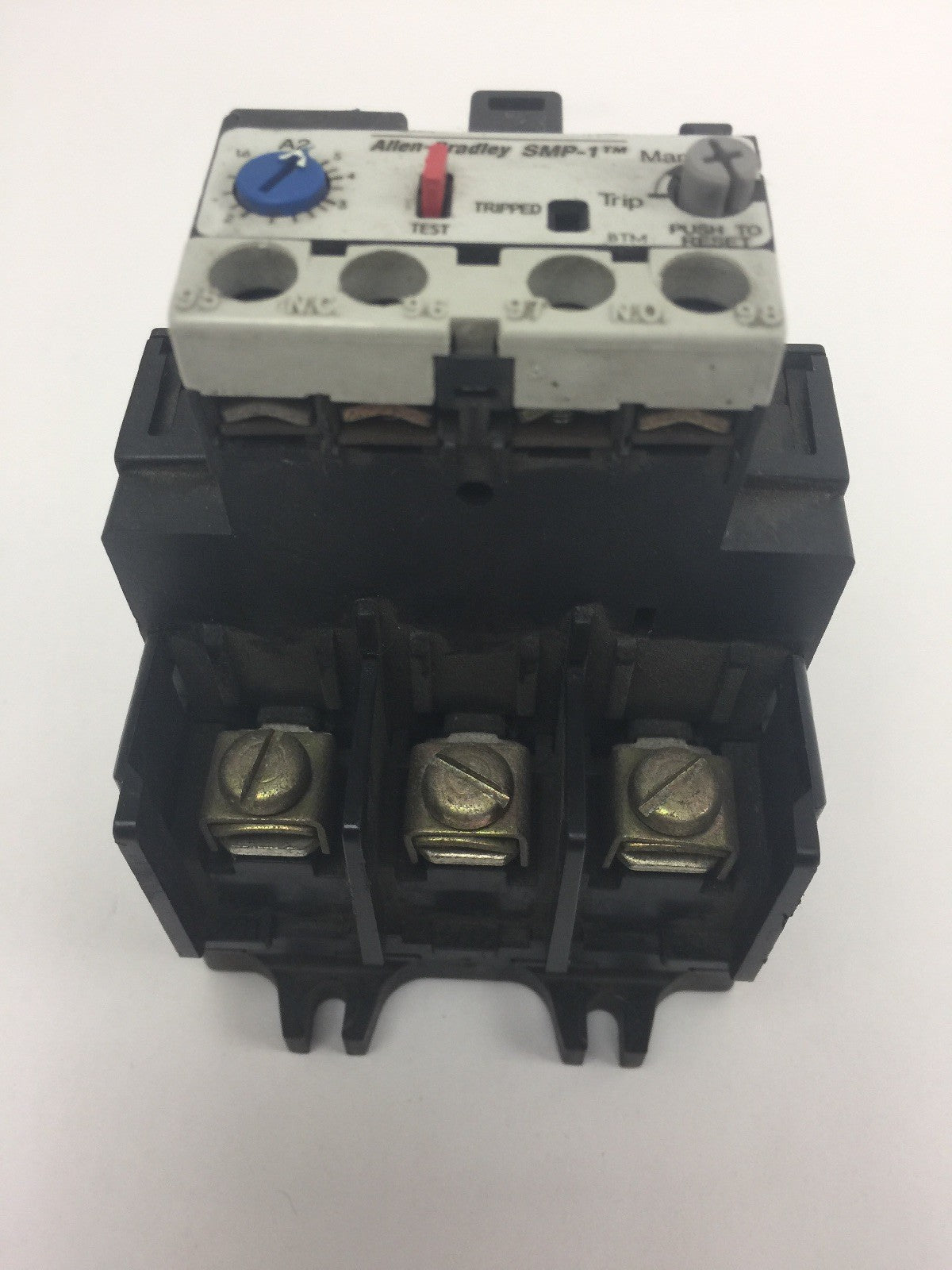 ALLEN BRADELY 592-A2EA OVERLOAD RELAY SER A CURRENT RANGE 1.6-5.0A TRIP CLASS 20