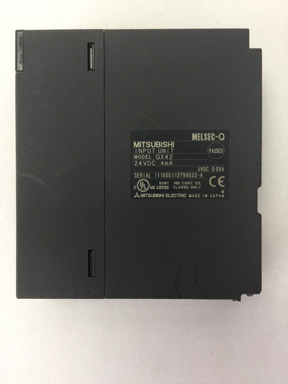 MITSUBISHI QX42 INPUT UNIT MELSEC-Q 24VDC 4mA 5VDC 0.09A