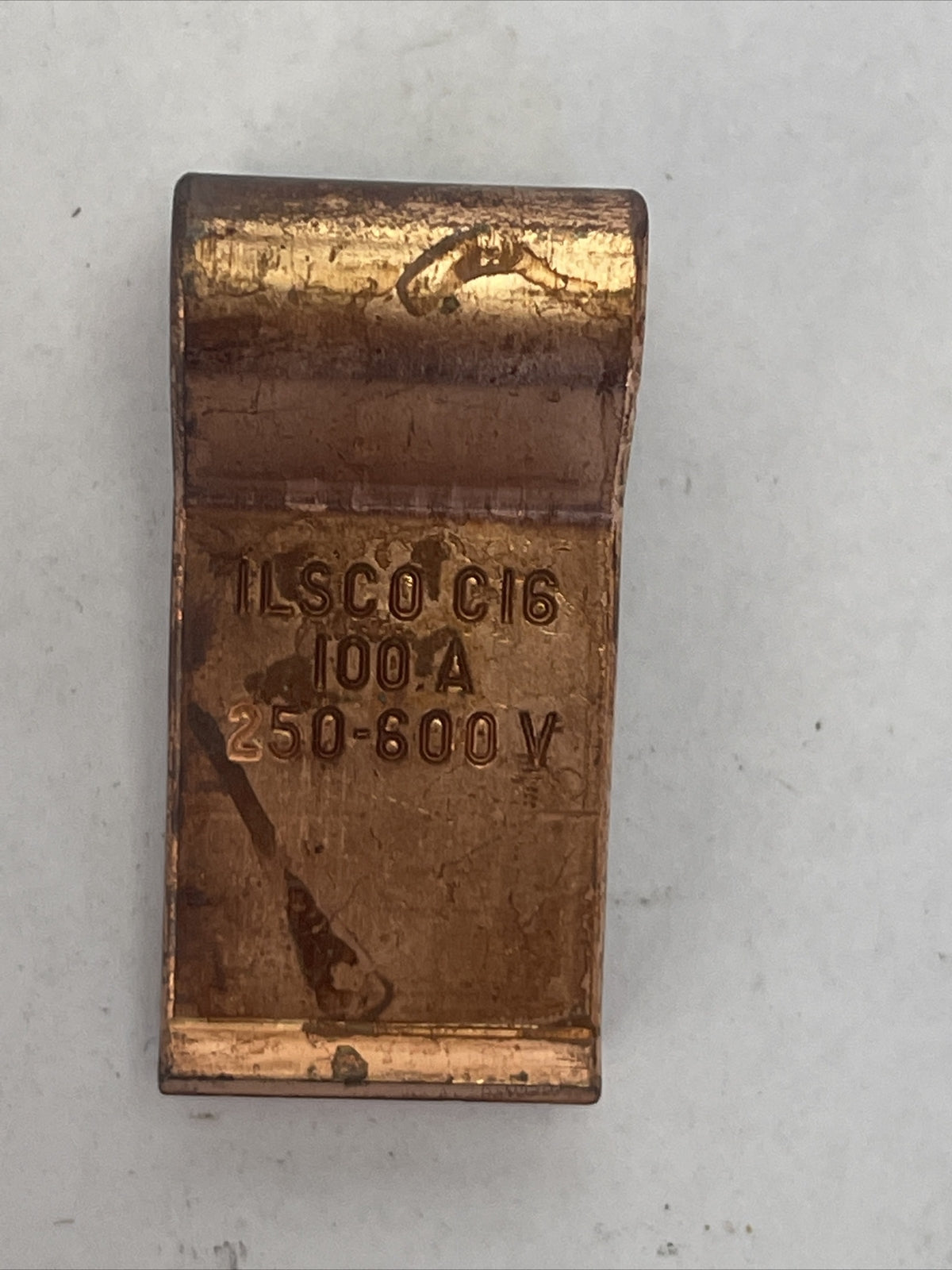 ILSCO C16 100A 250-600V FUSE CLIP (LOT OF 6)