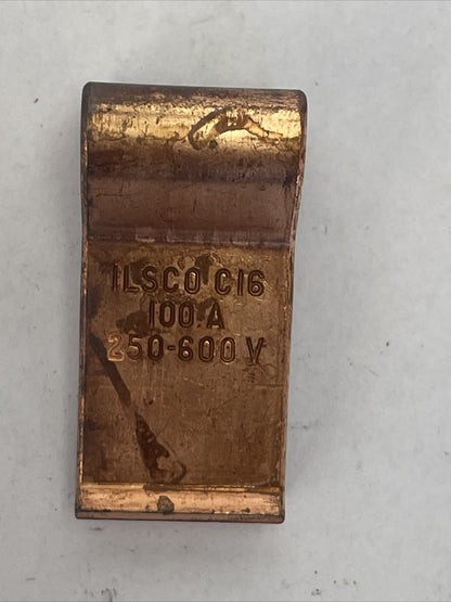 ILSCO C16 100A 250-600V FUSE CLIP (LOT OF 6)