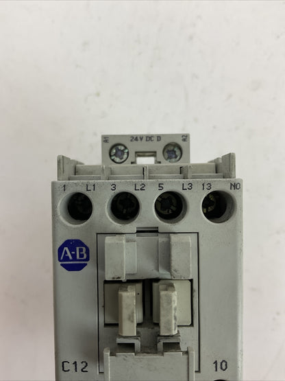 ALLEN BRADLEY STARTER (100-C12D*10 COIL 24VDC + 193-EA1EB 1.6-5.0A)