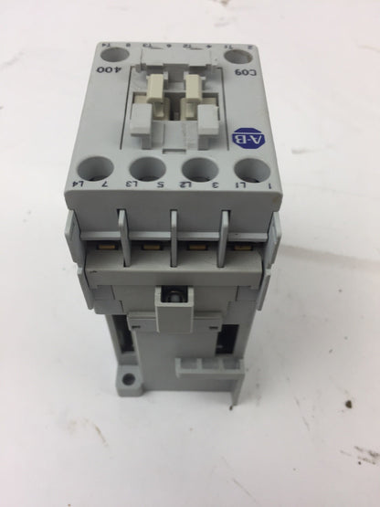 ALLEN BRADLEY 100-C09Z*400 CONTACTOR WITH 100-FSD250 SURGE SUPPRESSOR