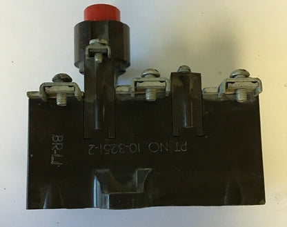 CUTLER HAMMER 10176H71G/10-3251-2 OVERLOAD PUSHBUTTON RELAY RESET 600V