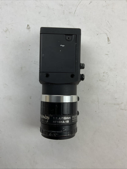 KEYENCE XG035C VGA COLOR CAMERA FUJIFILM FUJINON HF16HA-1B 1:1.4/16mm LENS