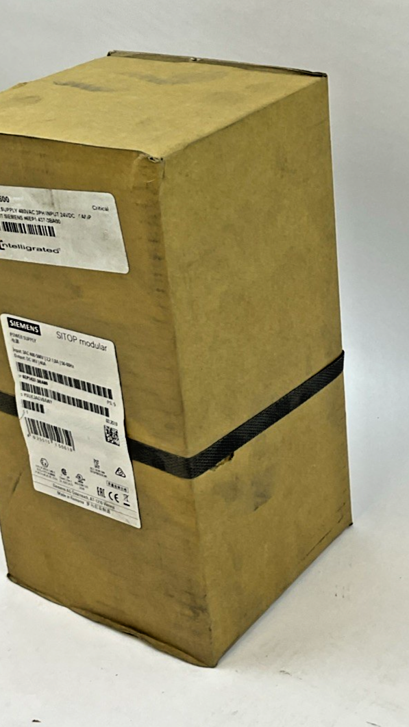 SIEMENS 6EP1437-3BA00 POWER SUPPLY 500V 24VDC 40A