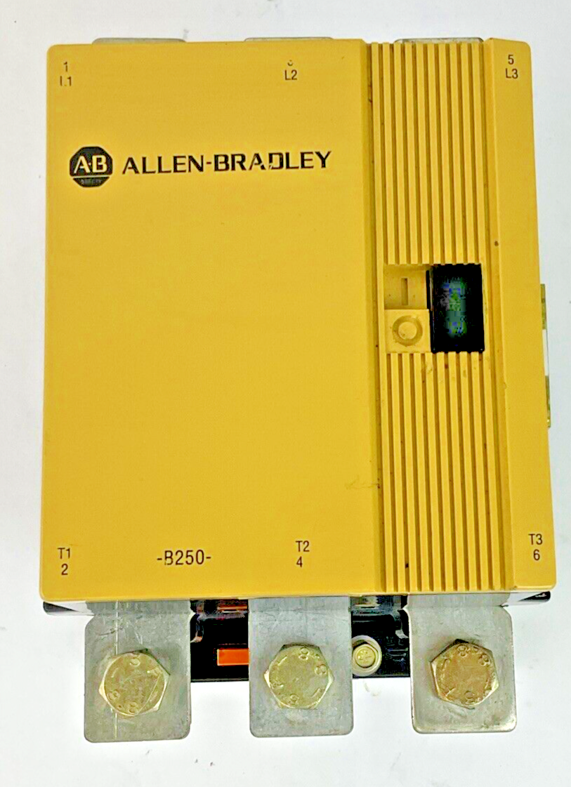 ALLEN BRADLEY 100-B250N*3 CONTACTOR SER.B,AUX CONTACT 195-GA10, COIL GG473