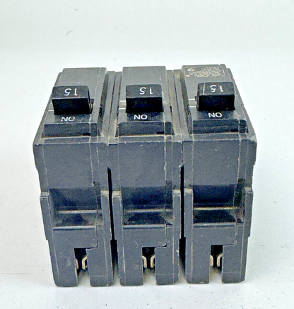 GE - THQL32015 - CIRCUIT BREAKER - 3 POLE, 15 A, 240 VAC