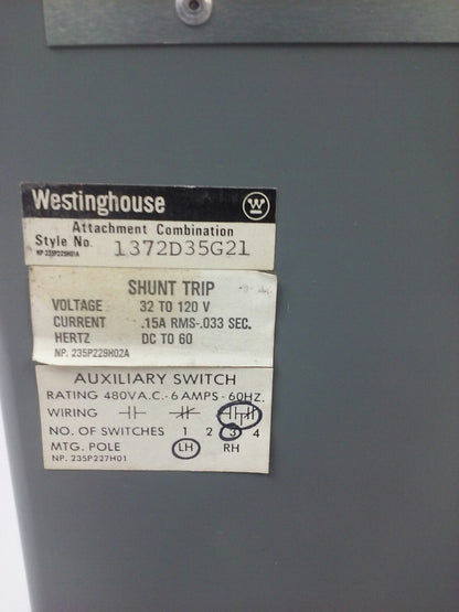 WESTINGHOUSE PC32000FM 3P 600V, MOTOR OPERATER 5661D52G01 TYPE PC 120V 2P OR 3P