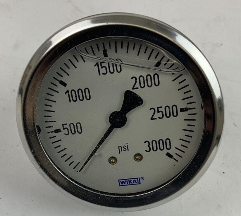 WIKA 213.53 GAUGE 2.5" 1/4NPT  3000PSI CBM****LOTOF3****