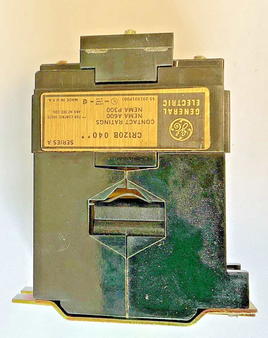 GENERAL ELECTRIC CR120B040** RELAY SER.A 600V W/O COIL****LOTOF2****