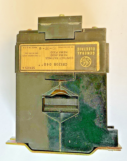 GENERAL ELECTRIC CR120B040** RELAY SER.A 600V W/O COIL****LOTOF2****